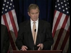 USA: GEORGE W BUSH PRESS CONFERENCE News Clip