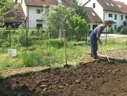 HD: Loosening The Soil Stock Footage
