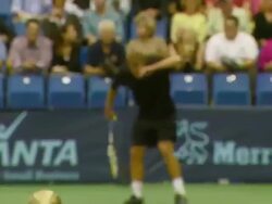 Advanta Presents WTT Smash Hits Celebrity Tennis Tournament Stock Footage