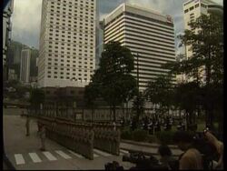 HONG KONG: GENERAL LIU ZHENWU VISIT News Clip