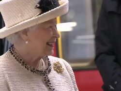 Royals visits Baker Street Tube Station News Clip
