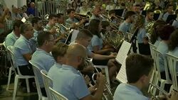 Band Concert in SalobreÃ±a Stock Footage