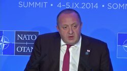 Georgian president backs Ukraine cease fire accord; Polish leader comments News Clip