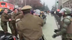 LGBT and anti-LGBT groups clash in Chile News Clip