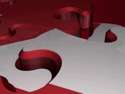 Canadian Flag in Puzzles Stock Footage