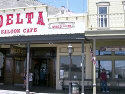 Virginia City Delta Saloon Stock Footage