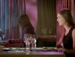 HD DOLLY: Couple Having Fun In The Restaurant Stock Footage