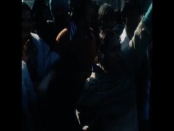 SYND 21 12 78 PRO-MRS GANDHI DEMONSTRATORS SET FIRE TO GRASS News Clip