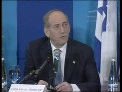 Olmert "absolutely determined" to carry out WBank withdrawal; Pal reax News Clip