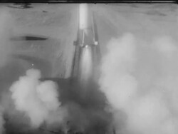 Missile testing at White Sands Stock Footage