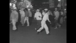 SYND 1 7 68 STUDENT GROUP ZENGAKUREN BLAMED FOR RIOT Instructional Video