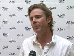 EVENT CAPSULE CLEAN: Alan Cumming & Sam Trammell Host Kiehl's New Store Opening In Manhattan Village To Benefit Project Angel Food, Los Angeles, CA, United States, 8/17/12 Stock Footage