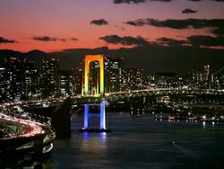 Rainbow Bridge Stock Footage