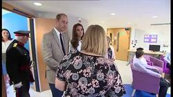 Prince William and Duchess of Cambridge Visit Keech Hospice Care In Luton News Clip