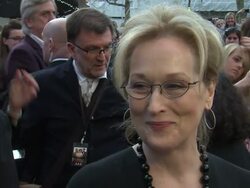 Actress Meryl Streep at 'Florence Foster Jenkins' Red Carpet Premiere News Clip