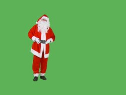 Santa Recommends Stock Footage