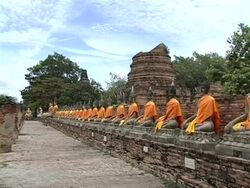 Buddha figures Stock Footage