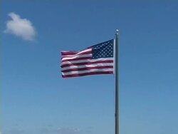 Flag Waving Stock Footage