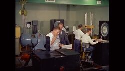 MS Workers working in industry / United States Stock Footage