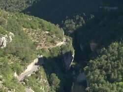 Deep Cut In Gorges Du Tarn Stock Footage