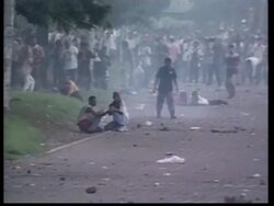 NICARAGUA: MANAGUA: STUDENTS CLASH WITH POLICE OVER EDUCATION CUTS News Clip