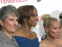 Holly Robinson Peete, Kristin Chenoweth, Marg Helgenberger at the Prevention Magazine Presents The 2nd Annual Prevention Honors Hollywood Heroes Event at West Hollywood CA. (Footage by WireImage Video/Getty Images Entertainment Video) Stock Footage