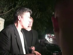 Esai Morales addresses Hummer accident at Chateau Marmont in West Hollywood 08/25/2011 (Footage by WireImage Video/Getty Images Entertainment Video) Stock Footage