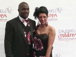 Derek Redmond at The Diamond Butterfly Ball in aid Stock Footage