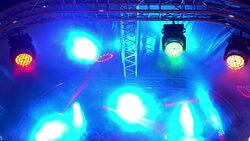 Stage lights. Stock Footage