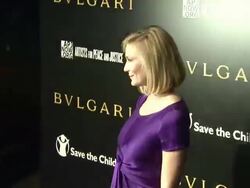 Kirsten Dunst at the Bulgari Fundraiser Benefitting Save The Children And Artists For Peace & Justice at Beverly Hills CA. (Footage by WireImage Video/GettyImages) Stock Footage