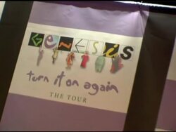 Announcement of Genesis 'Turn It On Again' Tour Dates Stock Footage