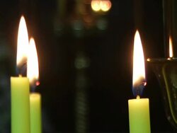 HD, NTSC: Candles (video) Stock Footage