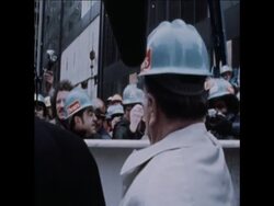 SYND 4 5 73 FINAL CONSTRUCTION SCENES OF WORLD'S HIGHEST BUILDING News Clip