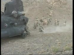 File of Chinook helicopters operating in Helmand Province News Clip