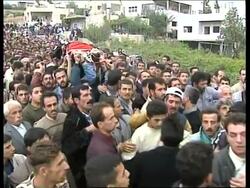 MIDDLE EAST: ISRAELI-PALESTINIAN CLASHES: FUNERALS News Clip