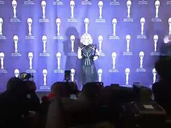 23rd Annual Rock and Roll Hall of Fame Induction Ceremony press room Stock Footage