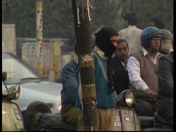 INDIA: NEW DELHI: RISING TIDE OF SMOG LEAVES CITY GASPING FOR BREATH News Clip