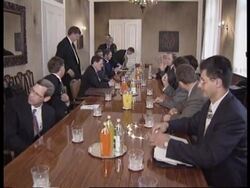 Bosnia - Holbrooke In Sarajevo News Clip