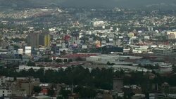 View of overpopulation in Mexico City. Stock Footage