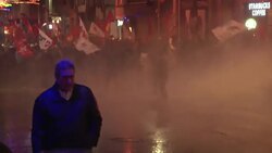 Police clash with protesters rallying against Internet restrictions News Clip