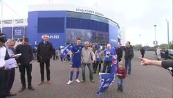 Jamie Vardy Lookalike Outside King Power Stadium News Clip