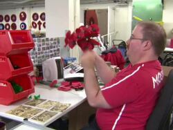 The Royal British Legion Poppy Factory News Clip