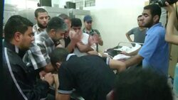 The Palestinian death toll from Israel's massive air campaign in Gaza topped 100 people Friday with dozens of reported civilian casualties. Israel's prime minister said he will not cave in to international pressure to stop the military offensive. (July 11 Instructional Video