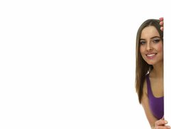 Girl looking out Stock Footage