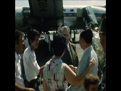 LIB 2-1-73 ISRAELI AMBASSADOR TO CAMBODIA ARRIVES BACK IN PHNOM PENH News Clip