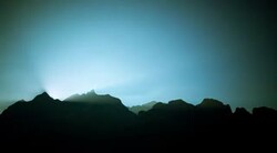 Doi Luang Chiang Dao mountain at sunrise Stock Footage