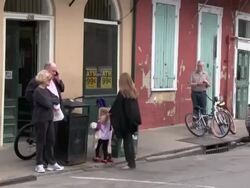 Angelina Jolie and family in New Orleans, LA, on 3/11/2012 (Footage by WireImage Video/Getty Images Entertainment Video) Stock Footage