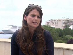 INTERVIEW: Julia Ormond on being part of the Law and Order family at the 51st Monte-Carlo Television Festival - Interviews at Monte-Carlo . (Footage by WireImage Video/Getty Images Entertainment Video) Stock Footage