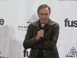 SPEECH: Neil Diamond says this is one of the moments in life not to be missed.  Stock Footage