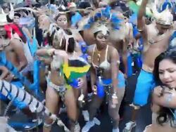 Labor Day Parade, Brooklyn, New York City Stock Footage